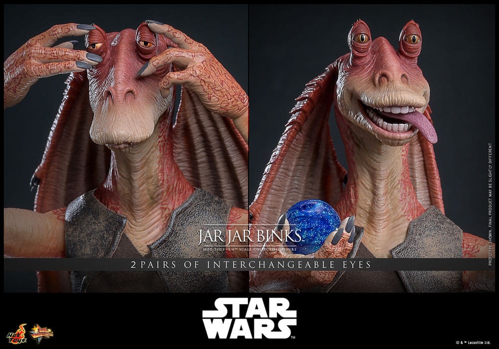 JAR JAR BINKS – FIGURA HOT TOYS 1/6 – STAR WARS EPISODIO I