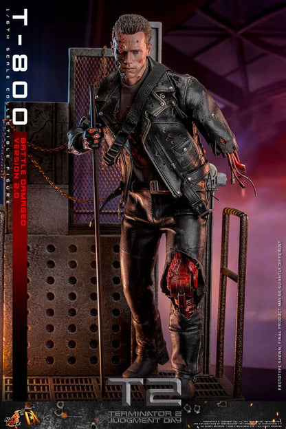 TERMINATOR 2 BATTLE DAMAGED VERSION 2.0 HOT TOYS