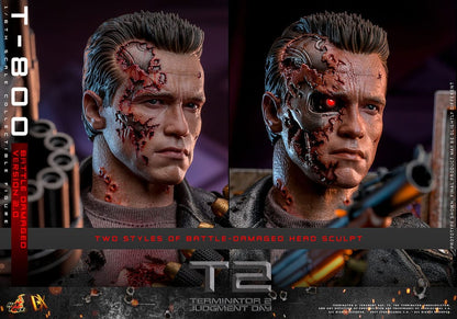 TERMINATOR 2 BATTLE DAMAGED VERSION 2.0 HOT TOYS