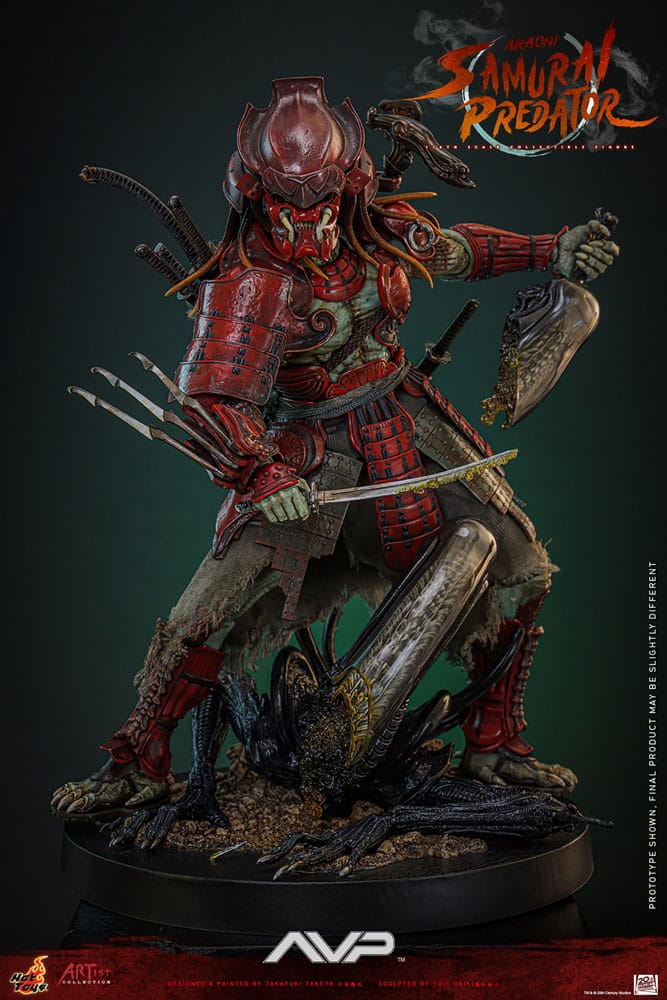 AKAONI SAMURAI PREDATOR - ALIEN VS. PREDATOR ARTIST COLLECTION HOT TOYS 1/6