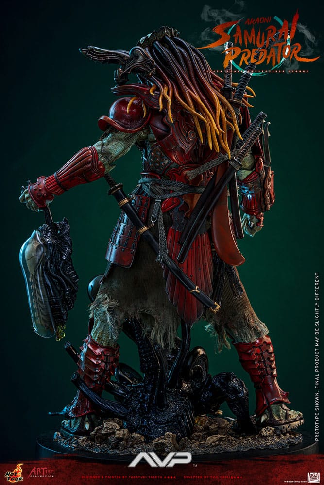 AKAONI SAMURAI PREDATOR - ALIEN VS. PREDATOR ARTIST COLLECTION HOT TOYS 1/6