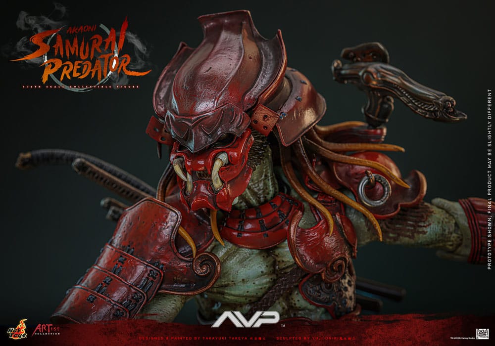 AKAONI SAMURAI PREDATOR - ALIEN VS. PREDATOR ARTIST COLLECTION HOT TOYS 1/6