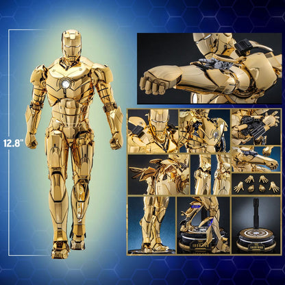 IIRON MAN MARK III GOLD COLOR VERSION – MOVIE MASTERPIECE DIECAST 1/6 (HOT TOYS – MARVEL EXCLUSIVE)