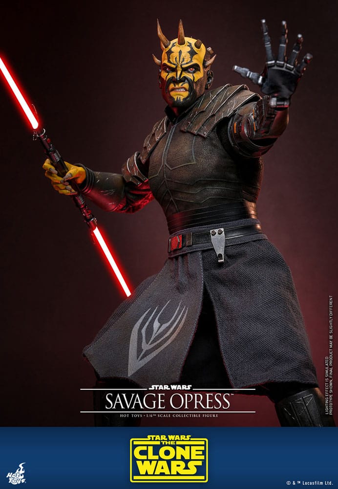 STAR WARS: THE CLONE WARS FIGURA 1/6 SAVAGE OPRESS 34 CM | HOT TOYS – SERIE THE CLONE WARS