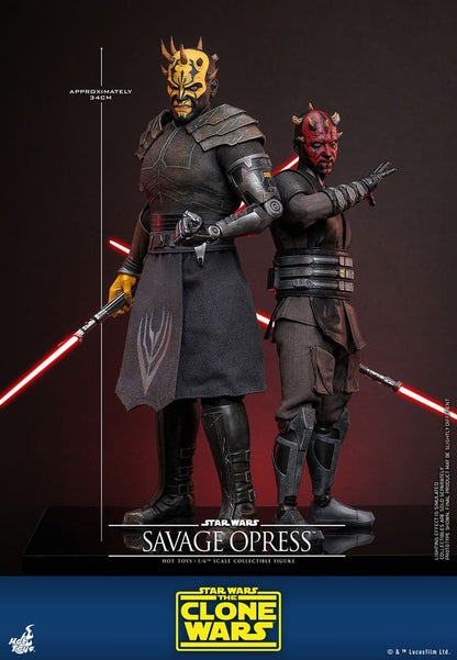 STAR WARS: THE CLONE WARS FIGURA 1/6 SAVAGE OPRESS 34 CM | HOT TOYS – SERIE THE CLONE WARS