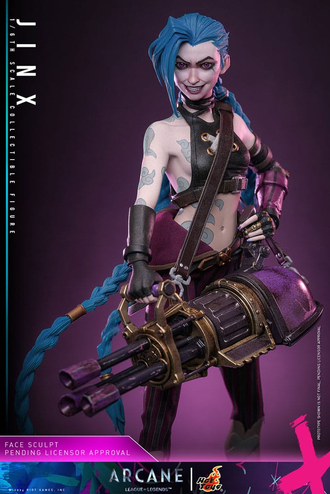 JINX 1/6 – ARCANNE – FIGURA HOT TOYS LEAGUE OF LEGENDS 27 CM