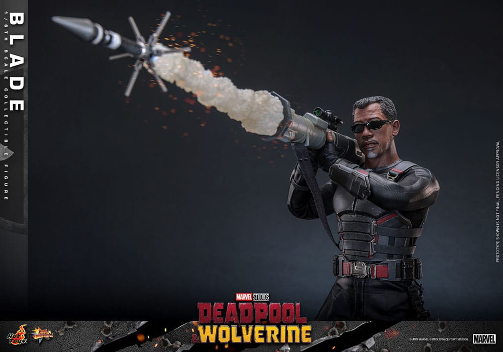 BLADE – DEADPOOL & WOLVERINE – HOT TOYS 1/6 FIGURA ARTICULADA 30 CM