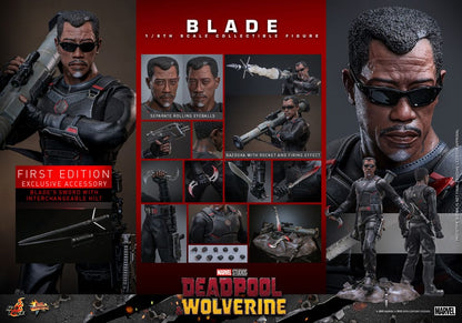 BLADE – DEADPOOL & WOLVERINE – HOT TOYS 1/6 FIGURA ARTICULADA 30 CM