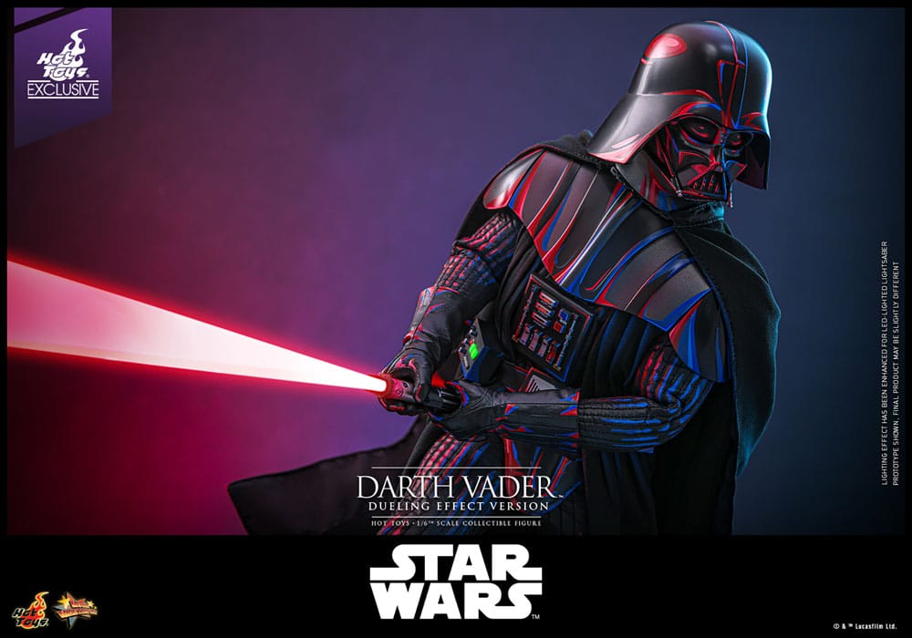 DARTH VADER FIGURA MOVIE MASTERPIECE 1/6 (DUELING EFFECT VERSION) HOT TOYS EXCLUSIVE 35 CM