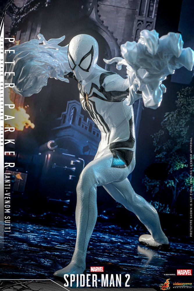 SPIDER-MAN 2 FIGURA 1/6 PETER PARKER ANTI-VENOM SUIT 30 CM | HOT TOYS – LÍNEA VIDEO GAME MASTERPIECE