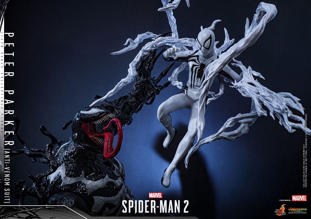 SPIDER-MAN 2 FIGURA 1/6 PETER PARKER ANTI-VENOM SUIT 30 CM | HOT TOYS – LÍNEA VIDEO GAME MASTERPIECE