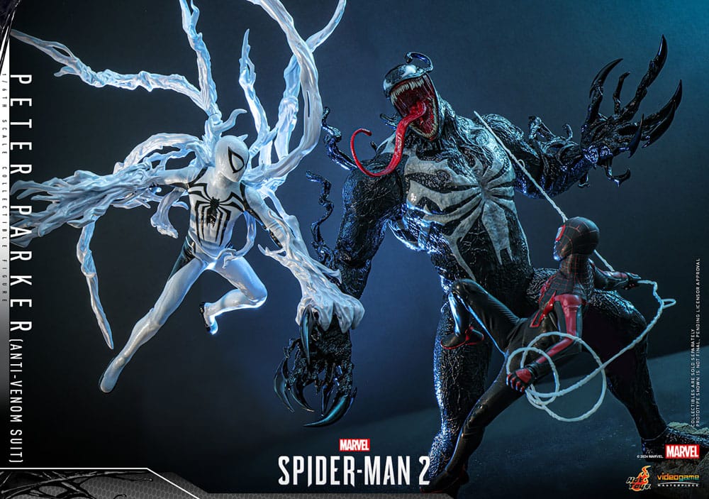 SPIDER-MAN 2 FIGURA 1/6 PETER PARKER ANTI-VENOM SUIT 30 CM | HOT TOYS – LÍNEA VIDEO GAME MASTERPIECE