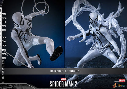 SPIDER-MAN 2 FIGURA 1/6 PETER PARKER ANTI-VENOM SUIT 30 CM | HOT TOYS – LÍNEA VIDEO GAME MASTERPIECE