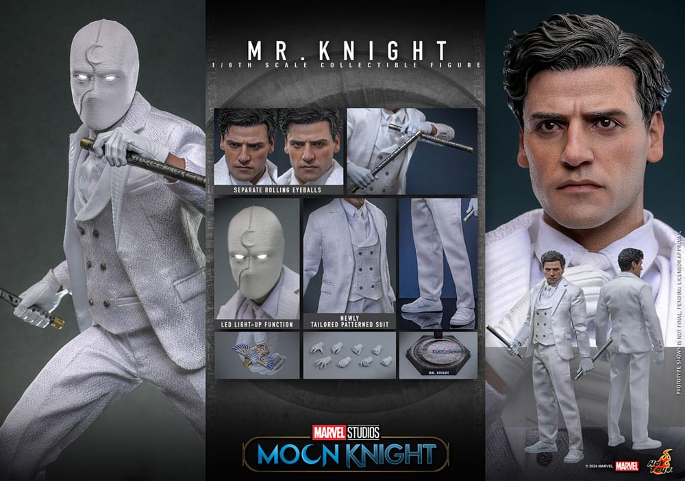 MOON KNIGHT - MR. KNIGHT 1/6 HOT TOYS MOVIE MASTERPIECE SERIES