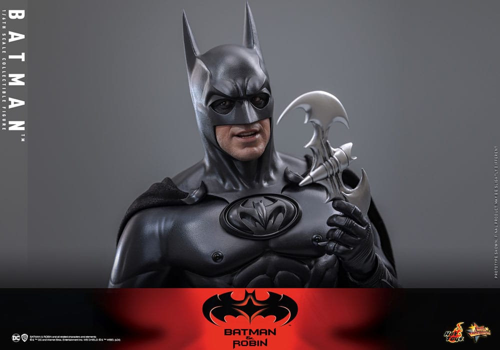BATMAN - BATMAN Y ROBIN HOT TOYS FIGURA 1/6 MOVIE MASTERPIECE 30 CM