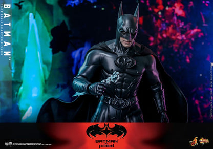 BATMAN - BATMAN Y ROBIN HOT TOYS FIGURA 1/6 MOVIE MASTERPIECE 30 CM