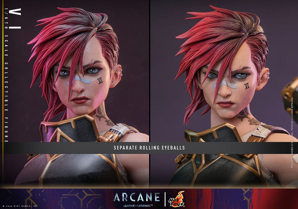 VI – ARCANE LEAGUE OF LEGENDS – HOT TOYS 1/6 FIGURA COLECCIONABLE 28 CM