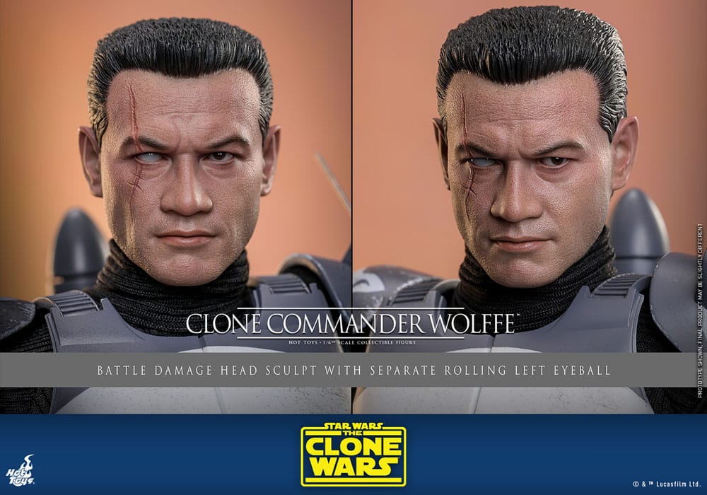 WOLFFE CLONE COMMANDER HOT TOYS