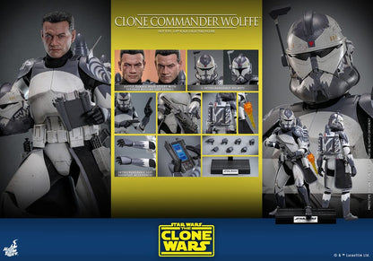 WOLFFE CLONE COMMANDER HOT TOYS