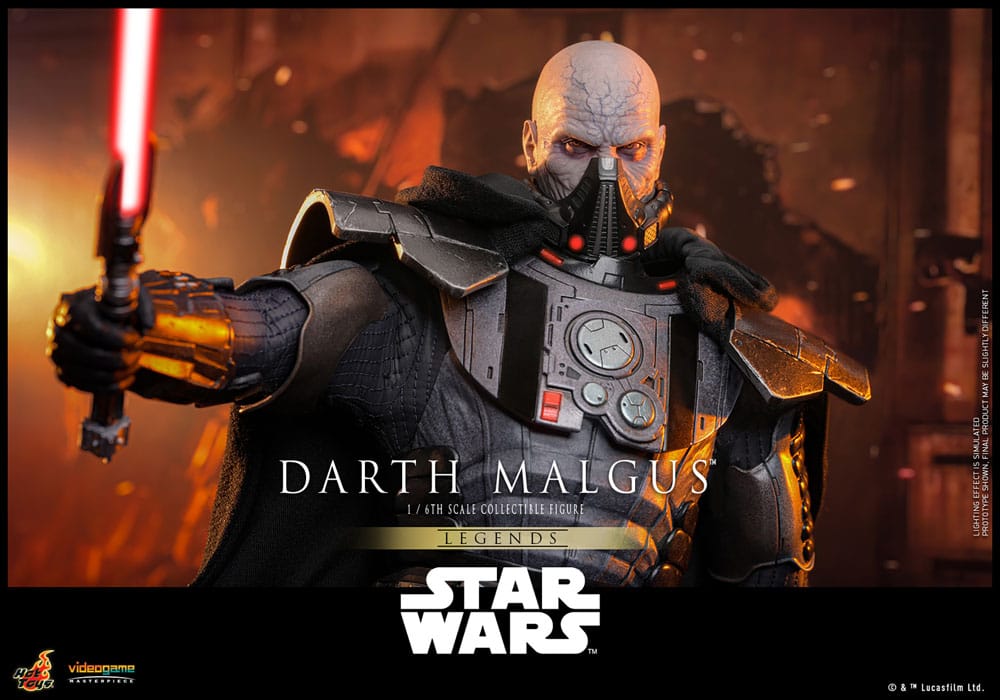 STAR WARS DARTH MALGUS HOT TOYS 1/6 ESCALA – VIDEO GAME MASTERPIECE