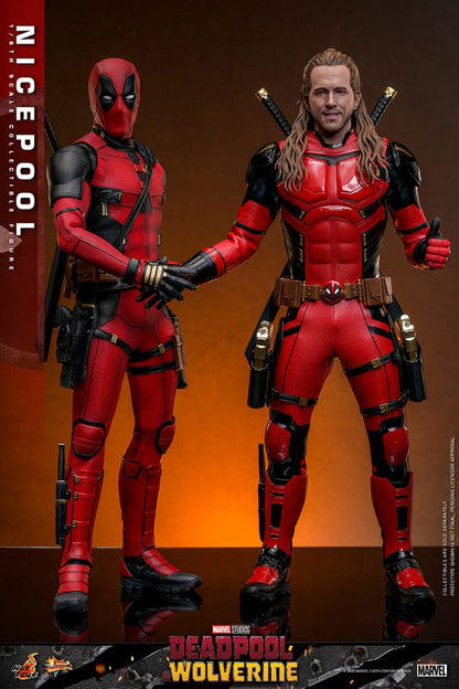 NICEPOOL - DEADPOOL & WOLVERINE MOVIE MASTERPIECE 1/6 HOT TOYS 30 CM