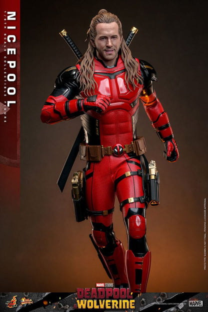 NICEPOOL - DEADPOOL & WOLVERINE MOVIE MASTERPIECE 1/6 HOT TOYS 30 CM