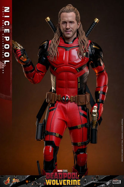 NICEPOOL - DEADPOOL & WOLVERINE MOVIE MASTERPIECE 1/6 HOT TOYS 30 CM