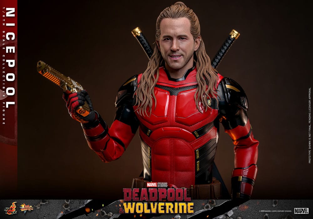 NICEPOOL - DEADPOOL & WOLVERINE MOVIE MASTERPIECE 1/6 HOT TOYS 30 CM