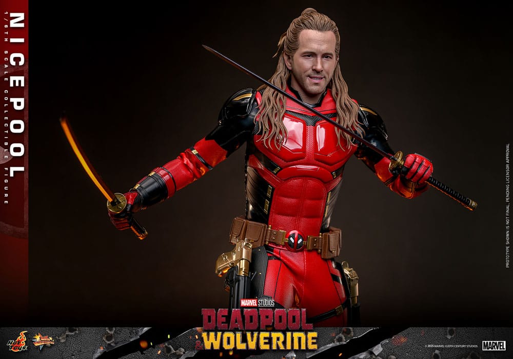 NICEPOOL - DEADPOOL & WOLVERINE MOVIE MASTERPIECE 1/6 HOT TOYS 30 CM