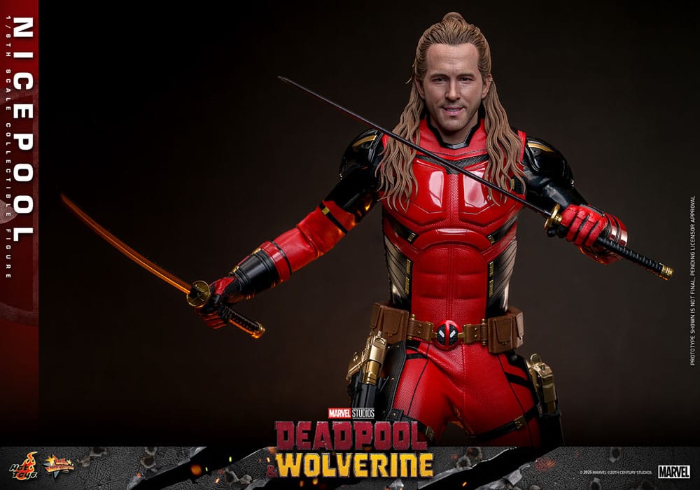 NICEPOOL - DEADPOOL & WOLVERINE MOVIE MASTERPIECE 1/6 HOT TOYS 30 CM