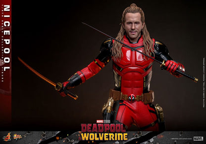 NICEPOOL - DEADPOOL & WOLVERINE MOVIE MASTERPIECE 1/6 HOT TOYS 30 CM