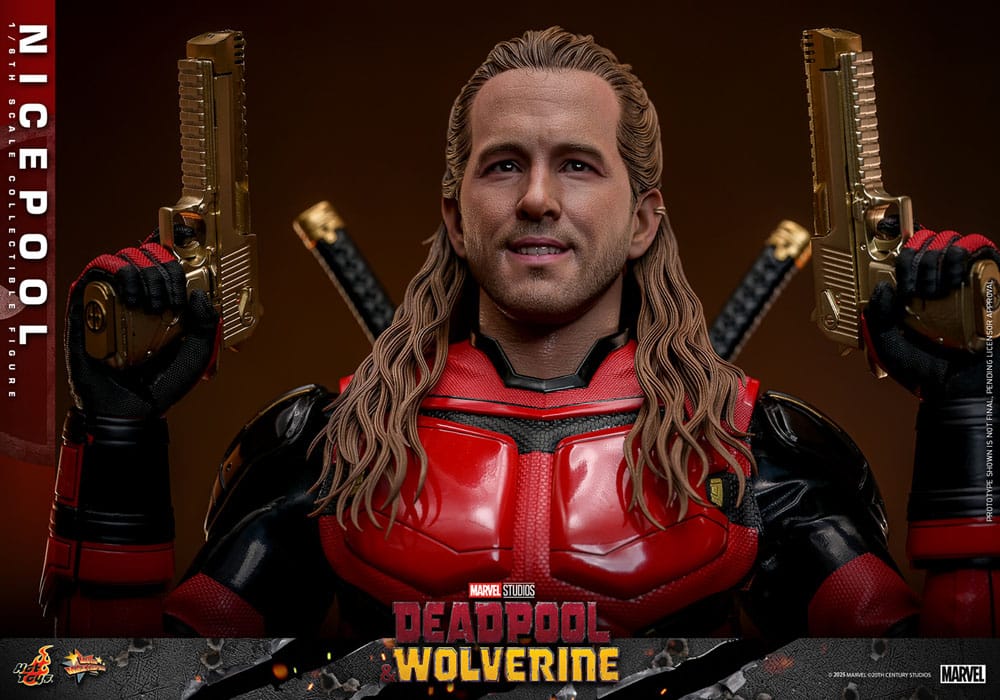 NICEPOOL - DEADPOOL & WOLVERINE MOVIE MASTERPIECE 1/6 HOT TOYS 30 CM