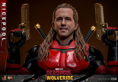 NICEPOOL - DEADPOOL & WOLVERINE MOVIE MASTERPIECE 1/6 HOT TOYS 30 CM