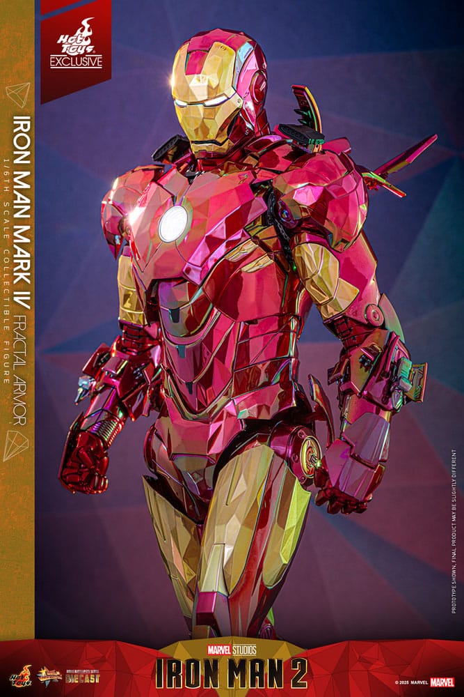 IRON MAN MARK IV FRACTAL ARMOR – MOVIE MASTERPIECE DIECAST 1/6 (HOT TOYS – MARVEL EXCLUSIVE)