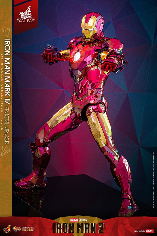 IRON MAN MARK IV FRACTAL ARMOR – MOVIE MASTERPIECE DIECAST 1/6 (HOT TOYS – MARVEL EXCLUSIVE)
