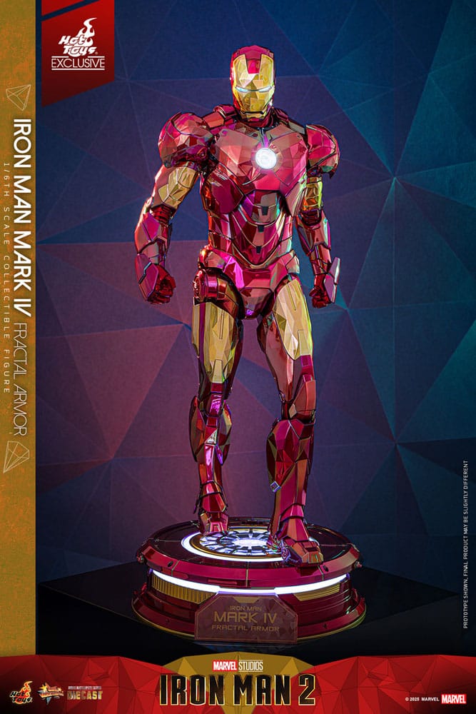 IRON MAN MARK IV FRACTAL ARMOR – MOVIE MASTERPIECE DIECAST 1/6 (HOT TOYS – MARVEL EXCLUSIVE)