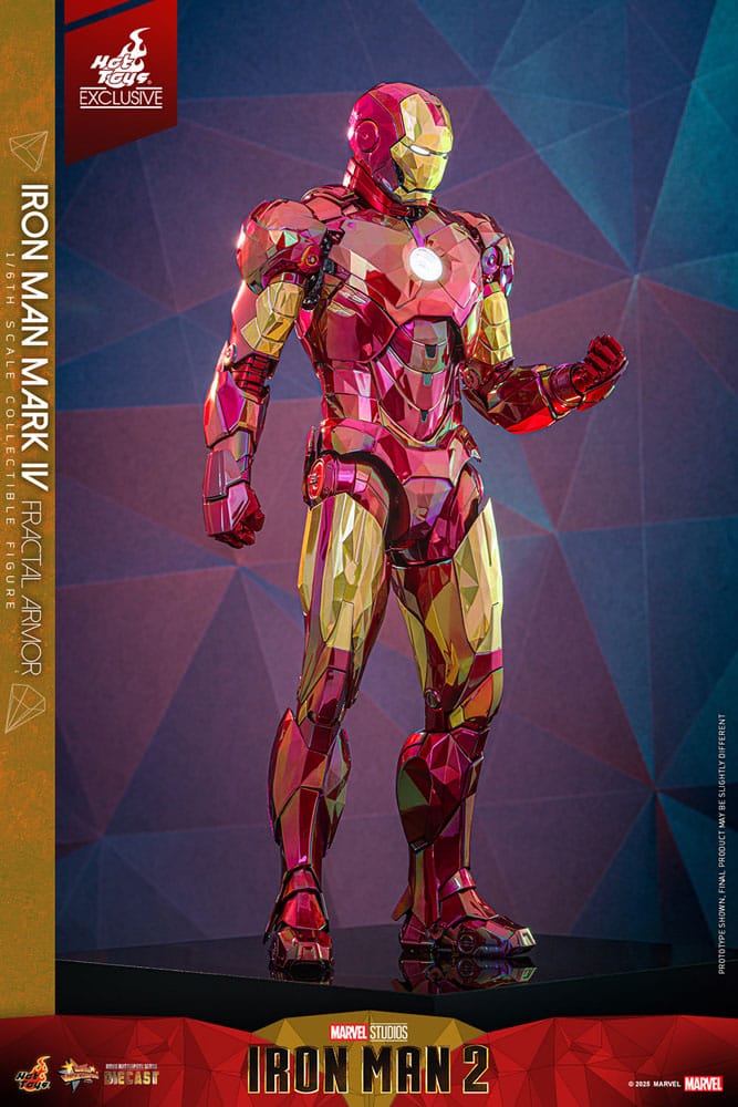 IRON MAN MARK IV FRACTAL ARMOR – MOVIE MASTERPIECE DIECAST 1/6 (HOT TOYS – MARVEL EXCLUSIVE)