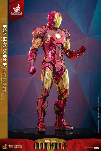 IRON MAN MARK IV FRACTAL ARMOR – MOVIE MASTERPIECE DIECAST 1/6 (HOT TOYS – MARVEL EXCLUSIVE)