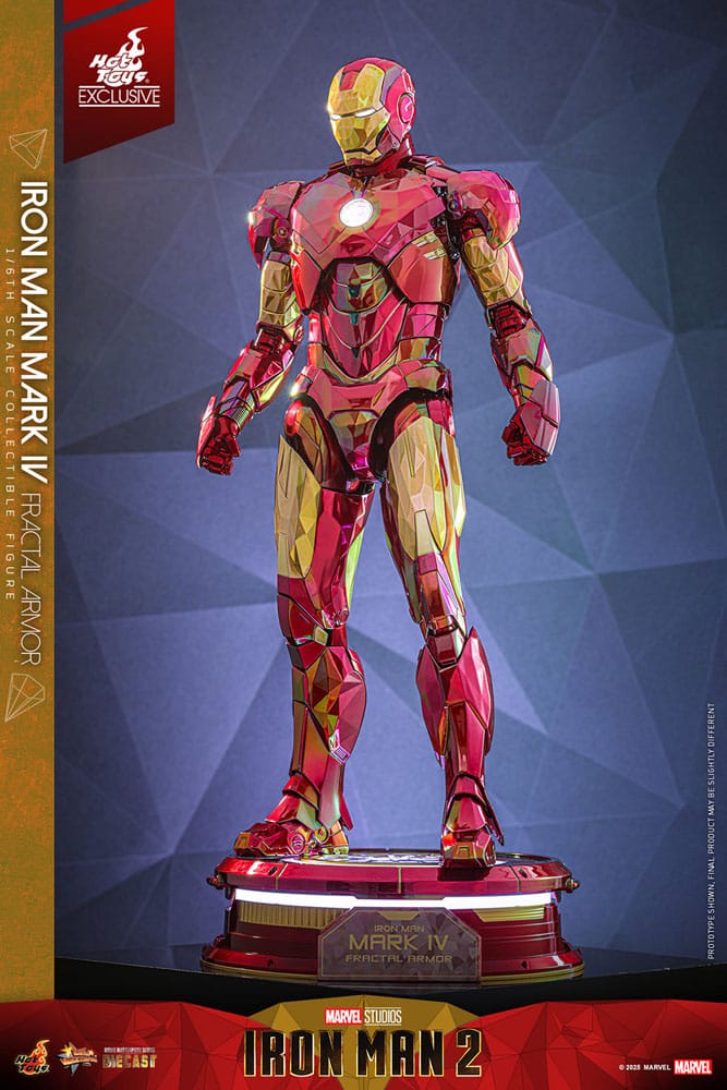 IRON MAN MARK IV FRACTAL ARMOR – MOVIE MASTERPIECE DIECAST 1/6 (HOT TOYS – MARVEL EXCLUSIVE)