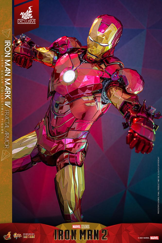 IRON MAN MARK IV FRACTAL ARMOR – MOVIE MASTERPIECE DIECAST 1/6 (HOT TOYS – MARVEL EXCLUSIVE)