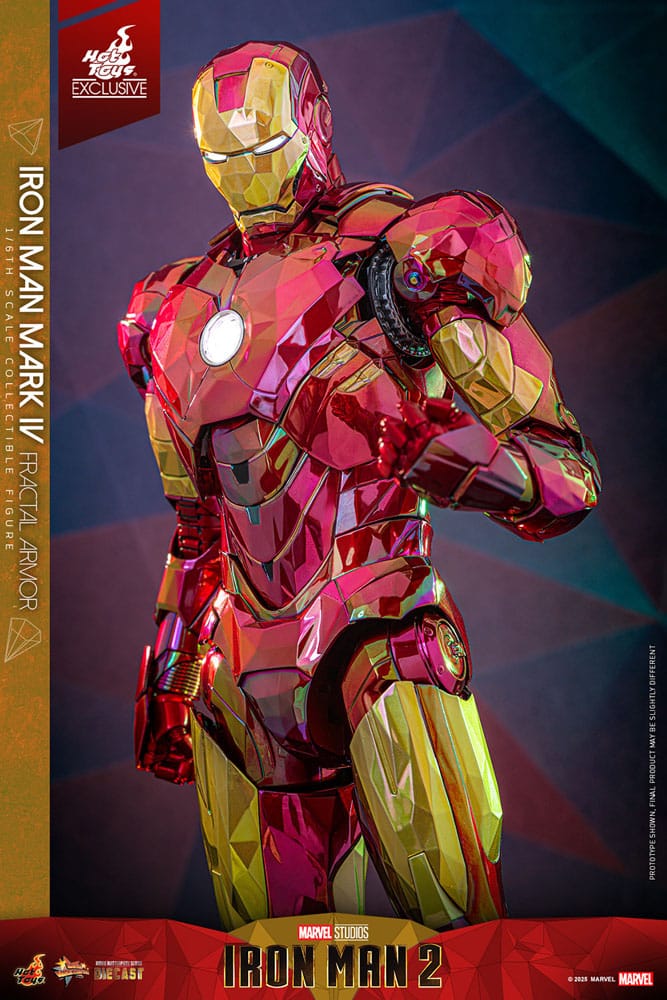 IRON MAN MARK IV FRACTAL ARMOR – MOVIE MASTERPIECE DIECAST 1/6 (HOT TOYS – MARVEL EXCLUSIVE)