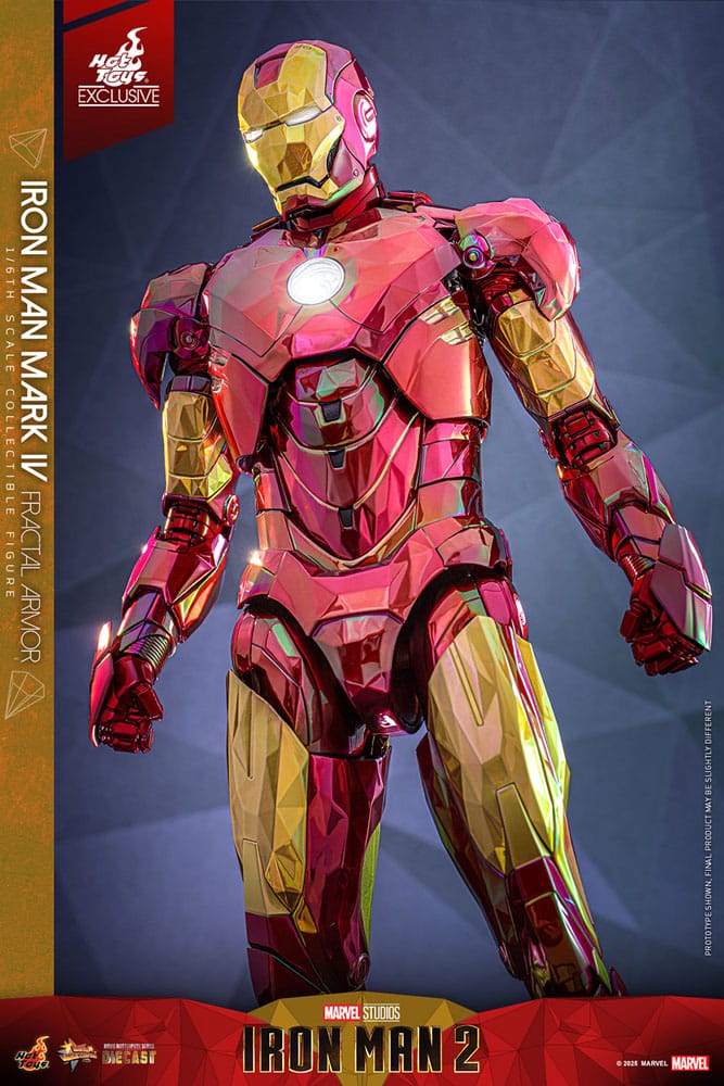 IRON MAN MARK IV FRACTAL ARMOR – MOVIE MASTERPIECE DIECAST 1/6 (HOT TOYS – MARVEL EXCLUSIVE)