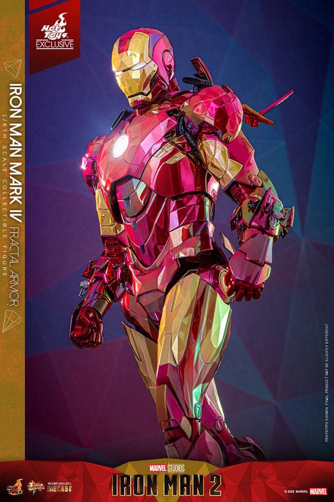 IRON MAN MARK IV FRACTAL ARMOR – MOVIE MASTERPIECE DIECAST 1/6 (HOT TOYS – MARVEL EXCLUSIVE)