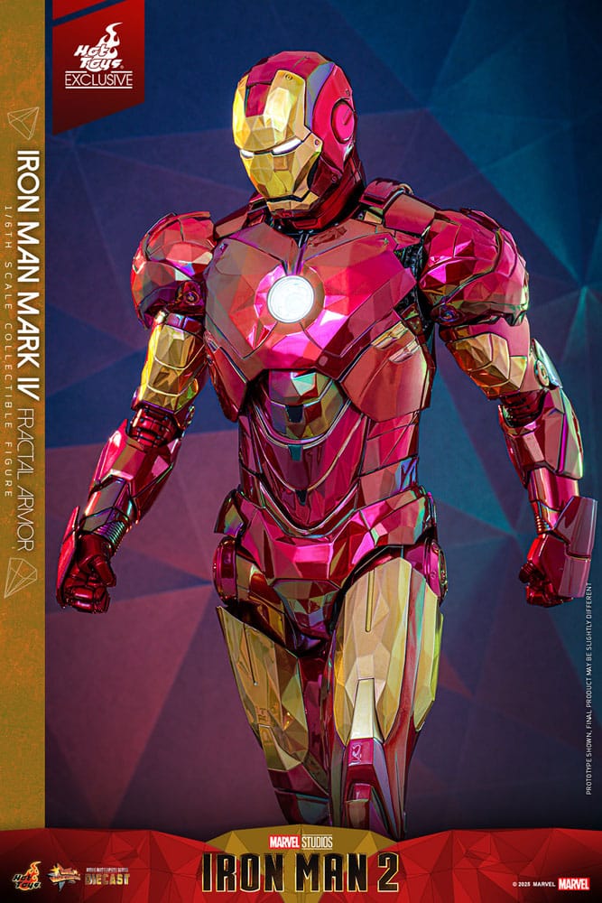 IRON MAN MARK IV FRACTAL ARMOR – MOVIE MASTERPIECE DIECAST 1/6 (HOT TOYS – MARVEL EXCLUSIVE)