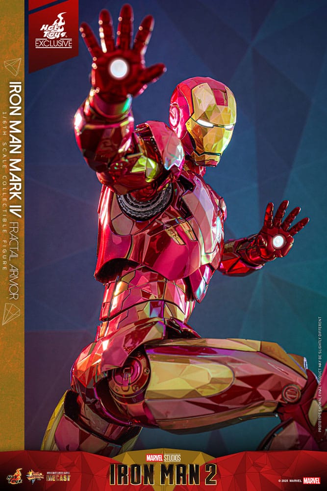 IRON MAN MARK IV FRACTAL ARMOR – MOVIE MASTERPIECE DIECAST 1/6 (HOT TOYS – MARVEL EXCLUSIVE)