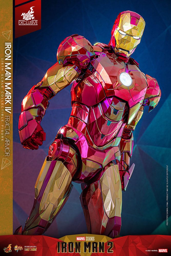 IRON MAN MARK IV FRACTAL ARMOR – MOVIE MASTERPIECE DIECAST 1/6 (HOT TOYS – MARVEL EXCLUSIVE)
