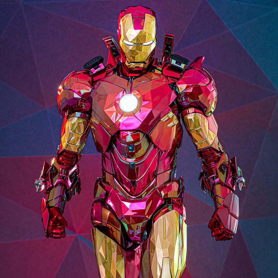 IRON MAN MARK IV FRACTAL ARMOR – MOVIE MASTERPIECE DIECAST 1/6 (HOT TOYS – MARVEL EXCLUSIVE)