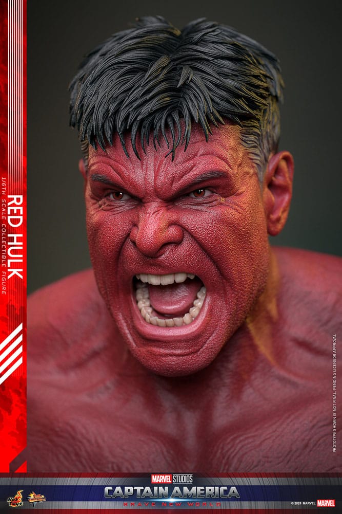 RED HULK – CAPTAIN AMERICA: BRAVE NEW WORLD 1/6 HOT TOYS MOVIE MASTERPIECE