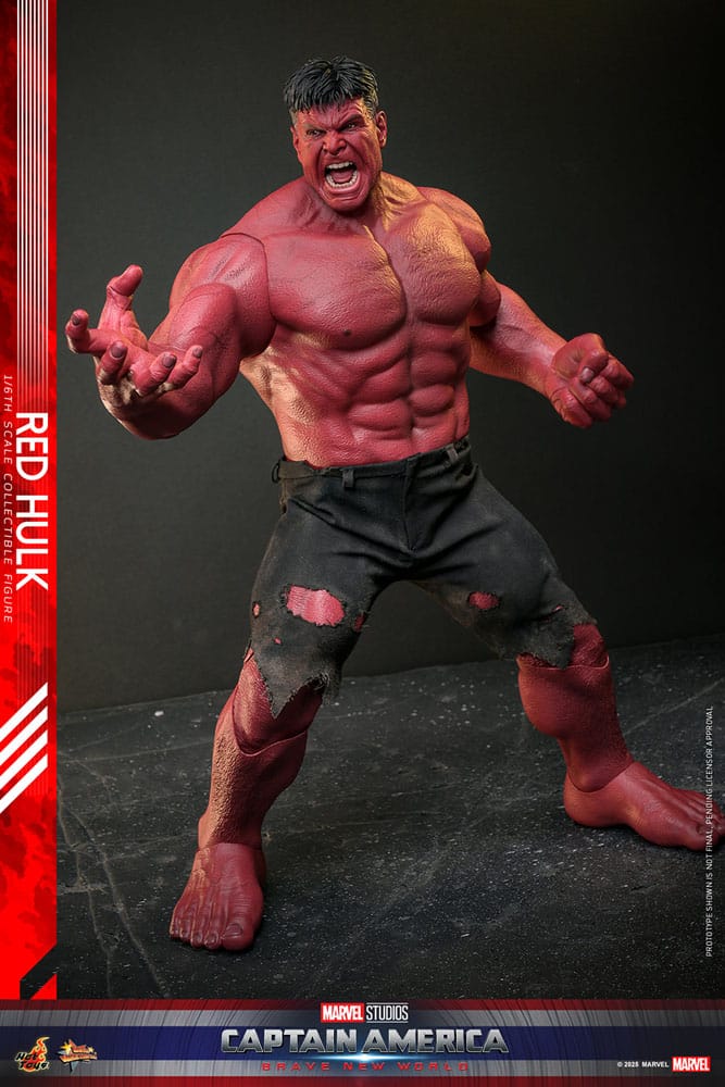 RED HULK – CAPTAIN AMERICA: BRAVE NEW WORLD 1/6 HOT TOYS MOVIE MASTERPIECE