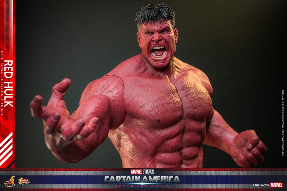 RED HULK – CAPTAIN AMERICA: BRAVE NEW WORLD 1/6 HOT TOYS MOVIE MASTERPIECE